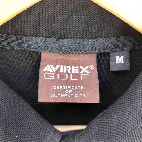 アヴィレックス AVIREX GOLF シーズナル半袖ポロシャツ メンズ import:M
