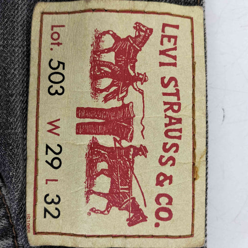リーバイス Levis 00S 503 5ポケット ジップフライ ストレート デニムパンツ 2006年製 メンズ W29 L32