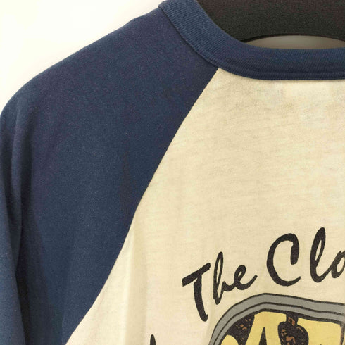 80S MADE IN USA ALBAMA 2トーン ラグランカットソー メンズ import:L