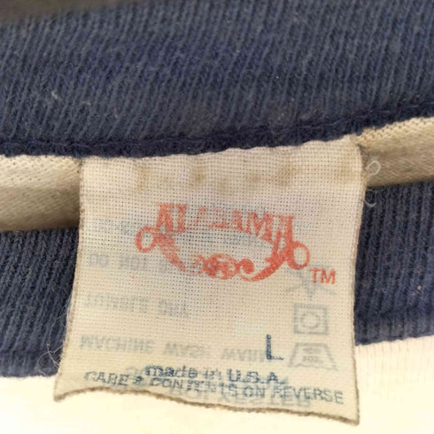 80S MADE IN USA ALBAMA 2トーン ラグランカットソー メンズ import:L