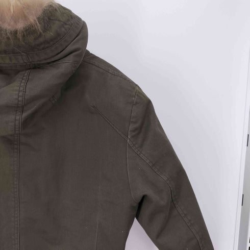 ゴスタールジフーガ GOSTAR DE FUGA ダブルジップ ライナー付き ファー ジップアップ モッズコート ミリタリージャケット Y2k メンズ JPN:48