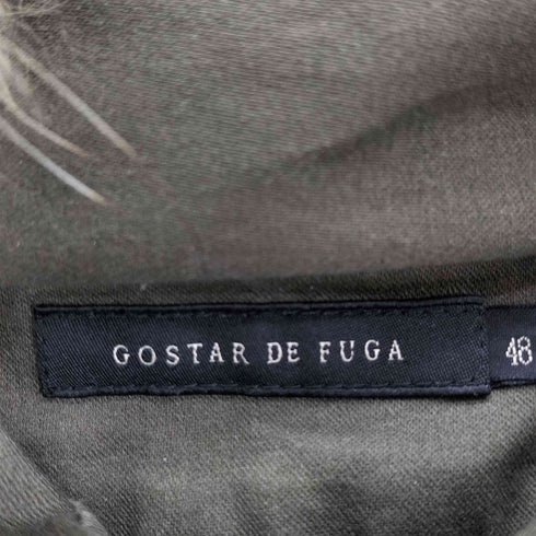 ゴスタールジフーガ GOSTAR DE FUGA ダブルジップ ライナー付き ファー ジップアップ モッズコート ミリタリージャケット Y2k メンズ JPN:48