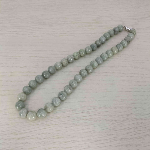 翡翠 ヒスイ SILVER TOP GSV BOTTOM 刻印 ネックレス レディース