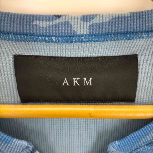 エーケイエム AKM ヘンリーネックカモフラサーマルTシャツ メンズ JPN:L