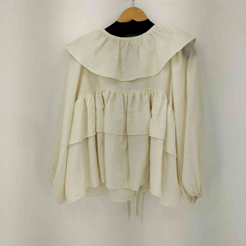 パピエ papier Holic Blouse クロップドブラウス レディース FREE