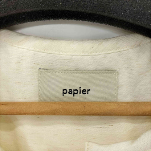 パピエ papier Holic Blouse クロップドブラウス レディース FREE