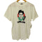 90S デッドストック 競輪 選手 グラフィック プリント S/S クルーネック Tシャツ シングルステッチ メンズ LL