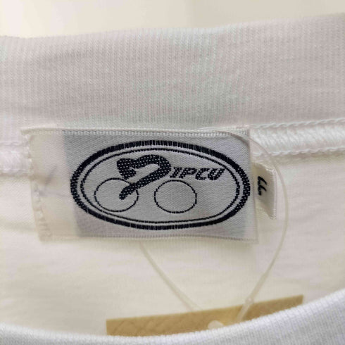 90S デッドストック 競輪 選手 グラフィック プリント S/S クルーネック Tシャツ シングルステッチ メンズ LL