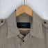 エーケイエム AKM STRETCH COTTON LINEN L/S SAFARI SHIRTS メンズ import:L
