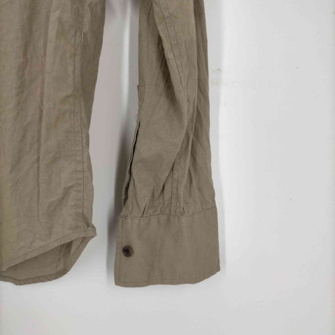 エーケイエム AKM STRETCH COTTON LINEN L/S SAFARI SHIRTS メンズ import:L
