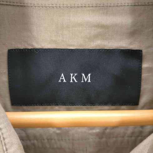 エーケイエム AKM STRETCH COTTON LINEN L/S SAFARI SHIRTS メンズ import:L