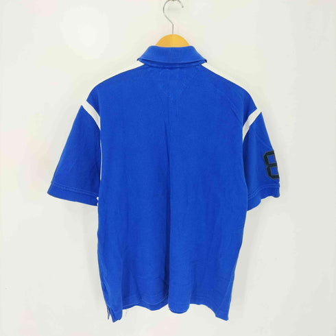 トミーヒルフィガー TOMMY HILFIGER 85 ナンバリング 鹿の子 S/S ポロシャツ メンズ import:L