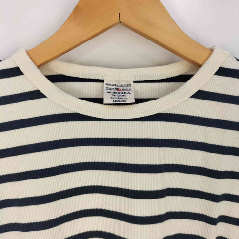 アヴィレックス AVIREX DAILY S/S BORDER TEE デイリー ショートスリーブ ボーダー Tシャツ メンズ import:M