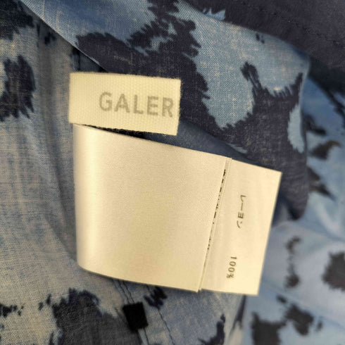 ギャルリーヴィー GALERIE VIE 21SS ウォッシャブル レーヨン プリント Vネック プルオーバー レディース JPN:36