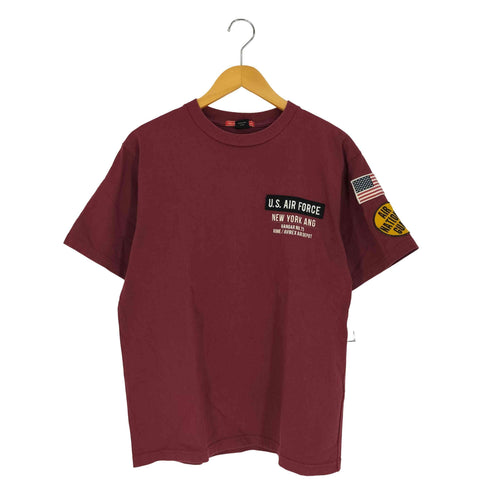 アヴィレックス AVIREX AIR NATIONAL GUARD PATCH T-SHIRT エアナショナルガード Tシャツ メンズ import:M