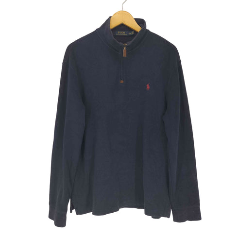 ポロラルフローレン POLO RALPH LAUREN ポニー刺繍ハーフジップニット メンズ JPN:M