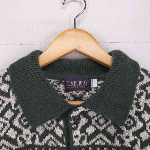 TIMBERBAY 胡桃ボタンハーフボタンニット メンズ JPN:XXL