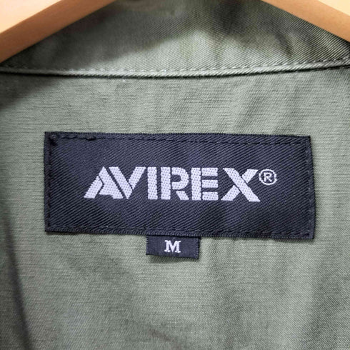 アヴィレックス AVIREX S/S PATCHED MILITALY SHIRTS パッチド ミリタリーシャツ メンズ import:M