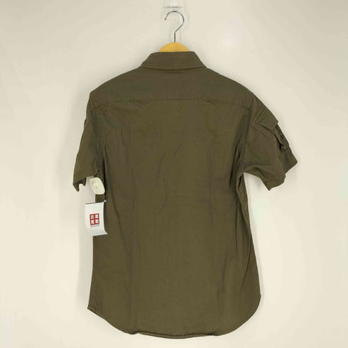 アヴィレックス AVIREX S/S FATIGUE KAHKI SHIRT ショートスリーブ ファティーグ カーキシャツ メンズ import:M