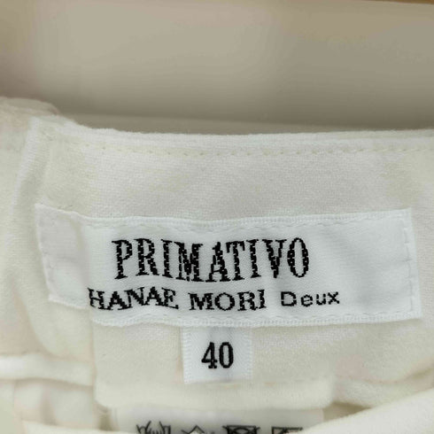 ハナエモリ HANAE MORI PRIMATIVO ポリ レーヨン ワイド スラックス パンツ レディース JPN:40