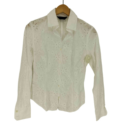 ポールスミスブラック Paul Smith BLACK 花柄 総柄 スキッパー シャツ ブラウス レディース EUR:40