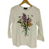 ジムトンプソン JIM THOMPSON 花柄 スパンコール 装飾 L/S Tシャツ レディース import:M