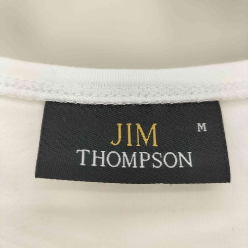ジムトンプソン JIM THOMPSON 花柄 スパンコール 装飾 L/S Tシャツ レディース import:M