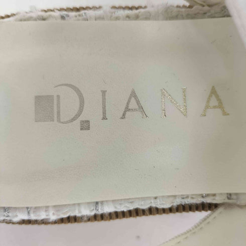 ダイアナ DIANA パール フェミニン ツイードサンダル レディース JPN:24