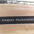 ファビオルスコーニ FABIO RUSCONI vibram裏張り メタリック パイソン バックベルト フラットシューズ レディース 36