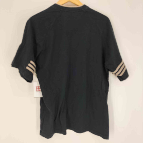アディダス adidas 90S 旧タグ パフォーマンス ロゴ 袖ライン デザイン Vネック S/S Tシャツ メンズ JPN:L