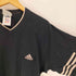アディダス adidas 90S 旧タグ パフォーマンス ロゴ 袖ライン デザイン Vネック S/S Tシャツ メンズ JPN:L