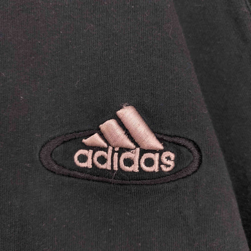 アディダス adidas 90S 旧タグ パフォーマンス ロゴ 袖ライン デザイン Vネック S/S Tシャツ メンズ JPN:L