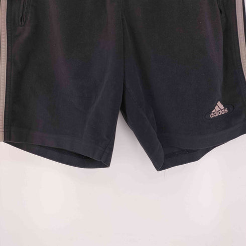 アディダス adidas 90S 旧タグ パフォーマンス ロゴ サイドライン デザイン スウェード ハーフパンツ ショート パンツ メンズ JPN:M