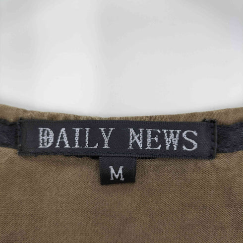 DAILY NEWS 星条旗 スカル ダメージ加工 L/S カットソー Y2K メンズ JPN:M