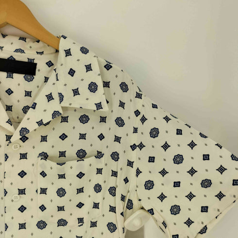 ジャックローズラブメゾン JACK ROSE Luv maison レーヨン 総柄 オープンカラー 開襟 S/S シャツ メンズ JPN:46