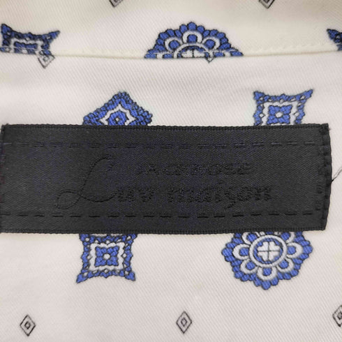 ジャックローズラブメゾン JACK ROSE Luv maison レーヨン 総柄 オープンカラー 開襟 S/S シャツ メンズ JPN:46