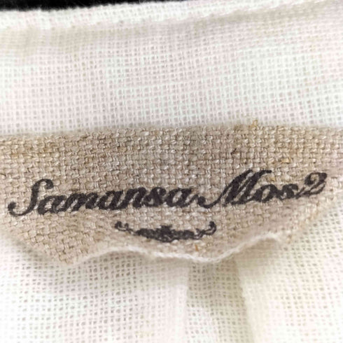 サマンサモスモス samansa Mos2 袖口レーススキッパーチュニックブラウス レディース FREE