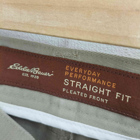 エディーバウアー Eddie Bauer STRAIGHT FIT 2タック ストレートフィット チノパンツ メンズ 40×30