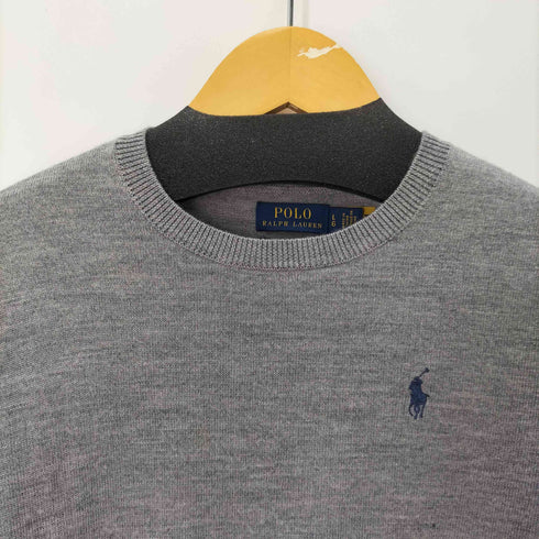 ポロラルフローレン POLO RALPH LAUREN WASHABLE MERINO WOOL ポニー刺繍 クルーネックセーター メンズ import:L