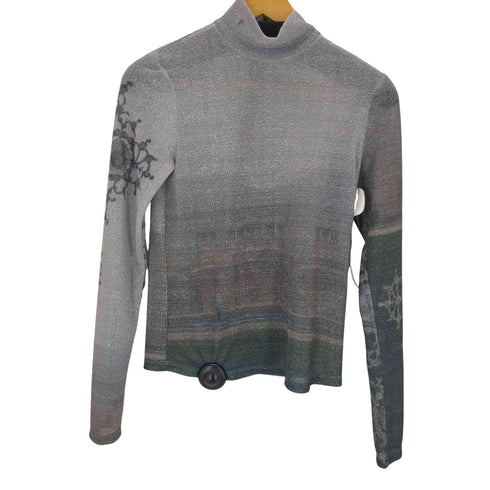ヨウヘイオウノ yohei ohno Graphic Glitter Top レディース JPN:36