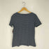 ブルックスブラザーズ BROOKS BROTHERS サイドボタン ボートネック ボーダー Tシャツ レディース import:M