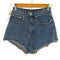 デニムアンドコー Denim&Co 90S 香港製 スタッズ デニムショートパンツ レディース US 6