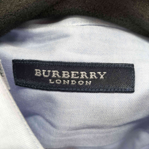 バーバリーロンドン BURBERRY LONDON ロゴ刺繍ワンポケットL/Sドレスシャツ メンズ