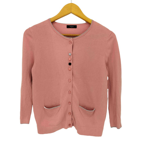 ポールスミス Paul Smith イロイロボタン ノーカラーカーディガン レディース M