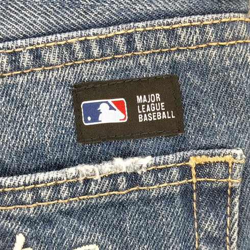 BACK TO THE FIELD MLB ダメージデニムショートパンツ レディース JPN:S