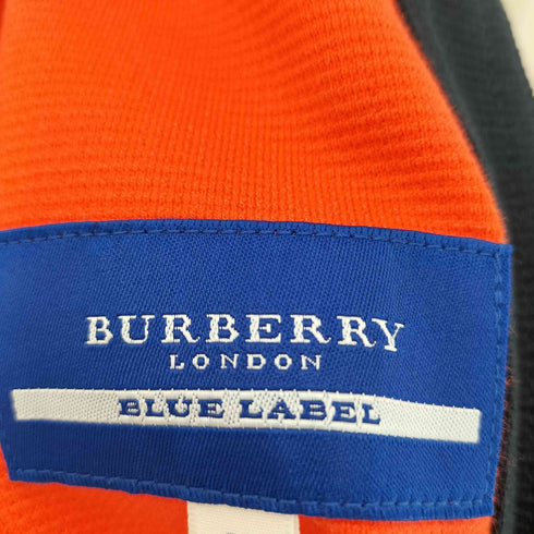 バーバリーブルーレーベル BURBERRY BLUE LABEL バイカラーカーディガン レディース 38