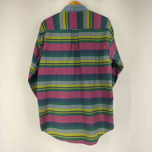 セントジョンズベイ STJOHNS BAY 90S マルチカラー L/S BDシャツ メンズ import:L