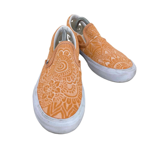 バンズ VANS v98cf bloom 総柄 slip on レディース JPN:24