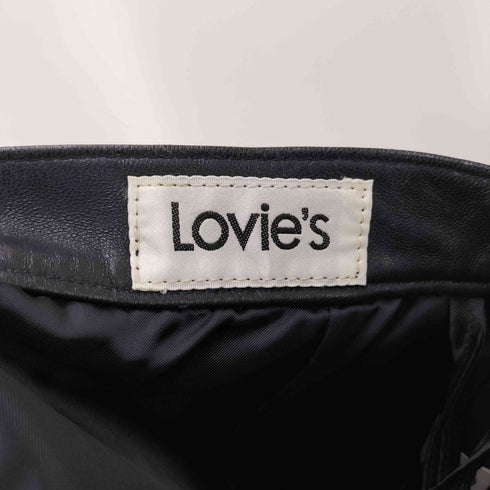 LOVIES LAMB NAPPA スムース ラム レザー マーメイド スカート レディース 9