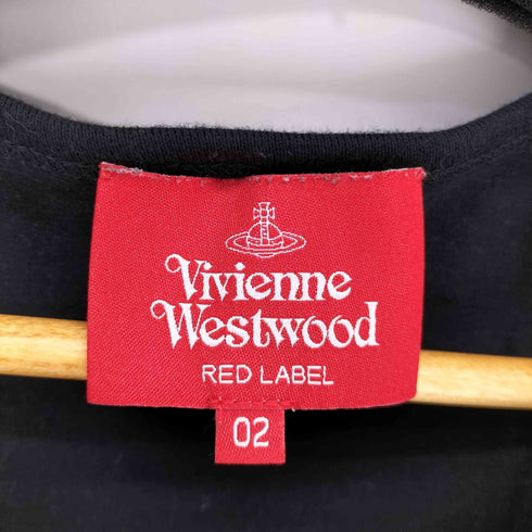 ヴィヴィアンウエストウッドレッドレーベル Vivienne Westwood RED LABEL オーブロゴ Uネック カットソー レディース 02